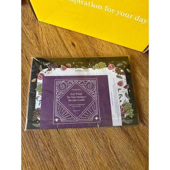 Illumicrate For What Do You Hunger Recipe Cards Inspired By Hungerstone - Picture 1 of 2